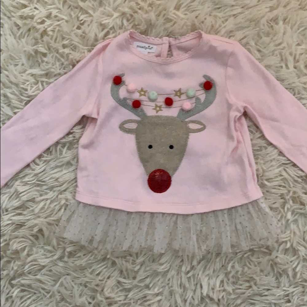 Pink Rudolph rope with tulle